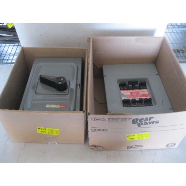 1 BREAKER BOX & 1 SHUT OFF SWITCH