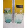 Image 1 : 2 VINTAGE BLUE/GREEN CANNING JARS