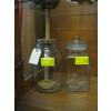 Image 1 : VINTAGE GLASS JAR CHURN & A GLASS CANNISTER