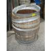 Image 1 : OAK BARRELL W/ASST. RINGS & MISC. PIECES