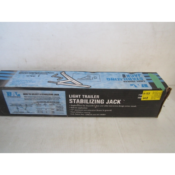 LIGHT TRAILER STABILIZING JACK (1) NEW IN BOX