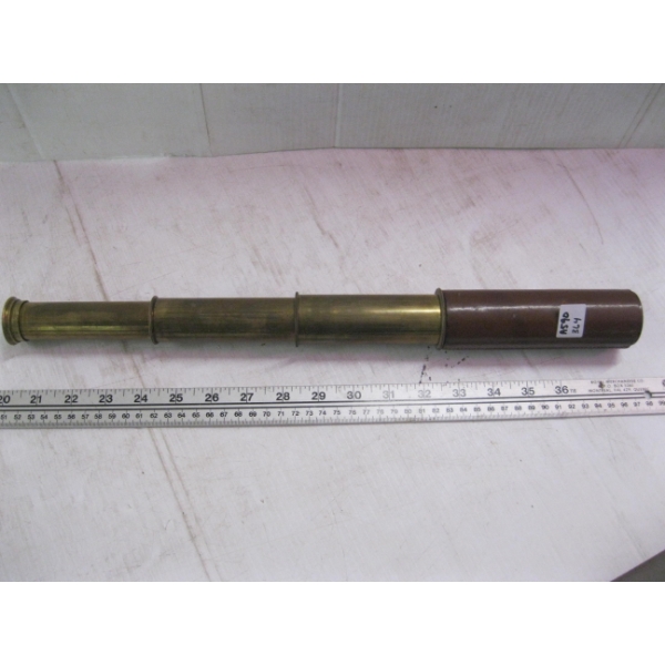 VINTAGE BRASS TELESCOPE