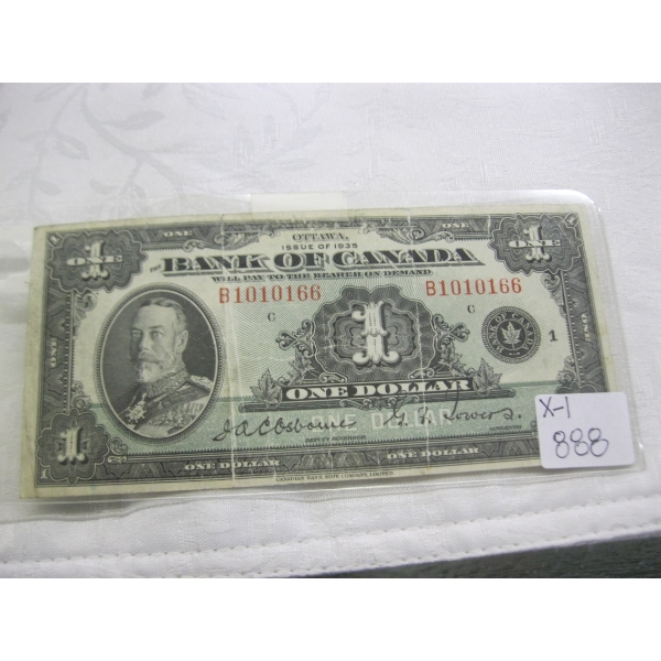 1935 CDN $1 BILL