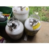 Image 2 : 3 PROPANE TANKS - 1 - 30LB & 2 - 20LB