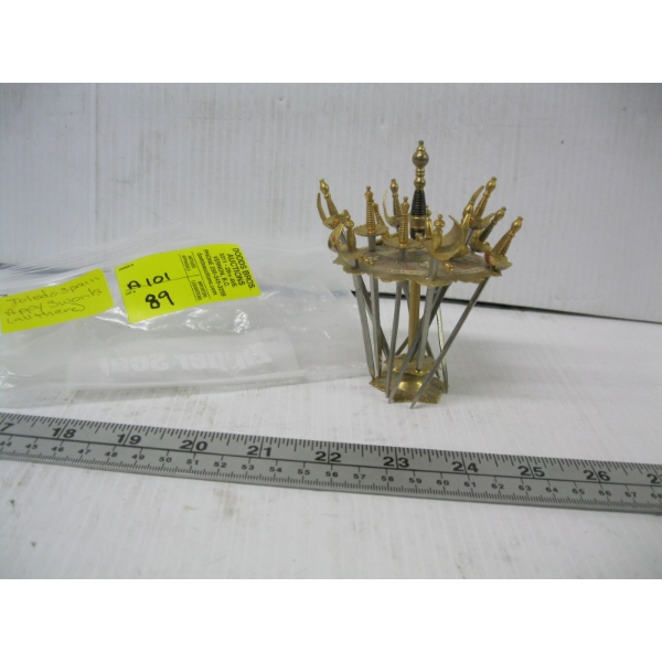 TOLEDO SPAIN HAPPY SWORD HOLDER W/SWORDS