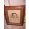 Image 1 : FRAMED PORTRAIT OF WOMAN IN DECORATIVE ORNATE FRAME