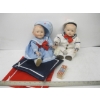 Image 1 : 2 PORCELAIN DOLLS