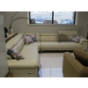 Image 1 : 4 PIECE LEATHER SECTIONAL SOFA W/1 RECLINING END & ADJUSTABLE HEADRESTS