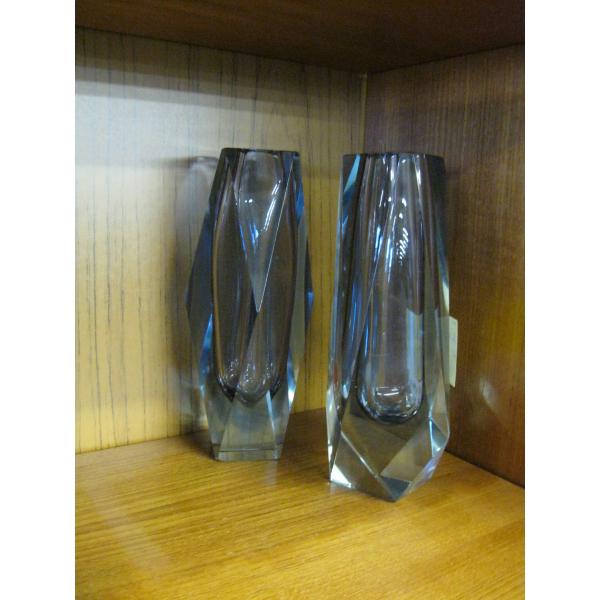 2 MURANO GLASS VASES
