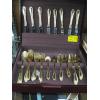 Image 1 : BOX OF GOLD COLORED CUTLERY