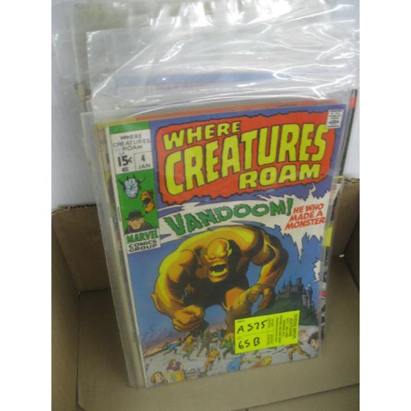 MARVEL COMICS - WHERE CREATURES ROAM, WORLDS UNKNOWN, WEREWOLF BY NIGHT