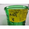 Image 2 : 3 GREEN E.O. BRODIE VINTAGE CLEVELAND GLASS VASES