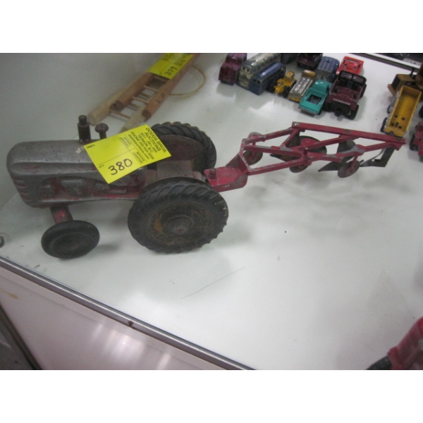 VINTAGE TRACTOR & PLOW ATTACHMENT