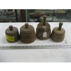 Image 1 : 4 ROUND WOODEN BUTTER STAMPS