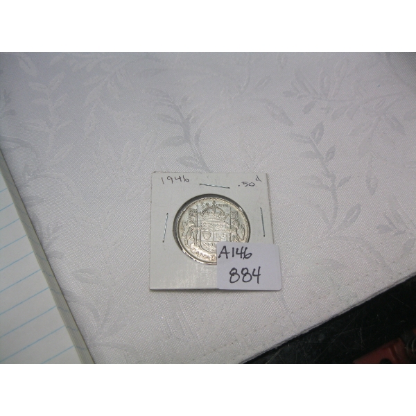 1946 CDN 50CENT COIN