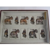 Image 1 : SET OF ROYAL ARTILLERY MOUNTAIN BATTERY CAST METAL FIGURINES W/ORIGINAL BOX - VINTAGE