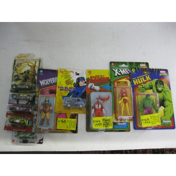 ASST. FIGURINES, CARS, ETC. - ALL MARVEL