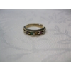 Image 3 : LADIES 10KT RING W/MULTI COLOR STONES, 3.5G, SZ 7 1/2