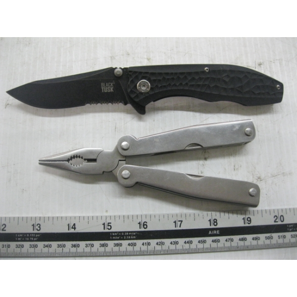 FOLDING KNIFE & A MULTI TOOL