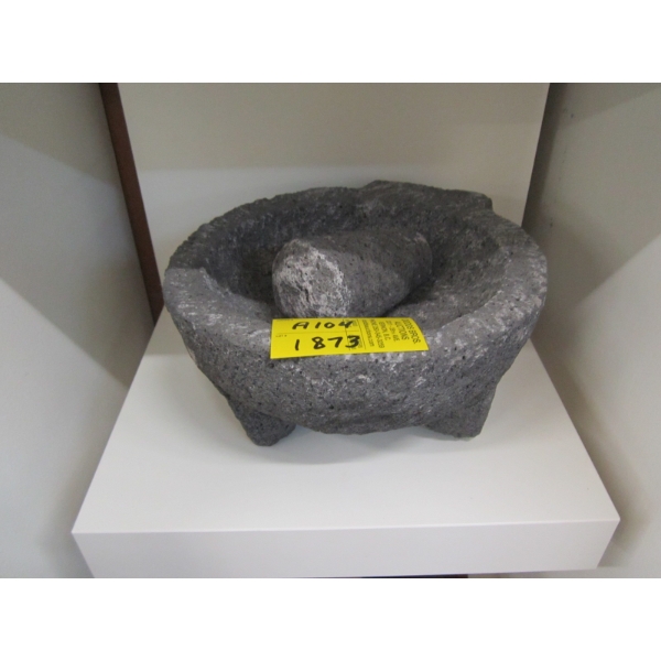 STONE MORTAR & PESTLE