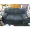 Image 4 : BLACK SOFA & LOVESEAT