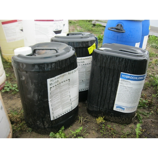 3 CONTAINERS OF HYPER CHLORIDE - 1 IS NEW & 2 PART