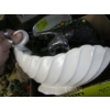 Image 5 : 2 BOXES OF MISC. BOWLING FIGURINE, CAST IRON NAPKIN HOLDERS, ELEPHANTS, ETC.