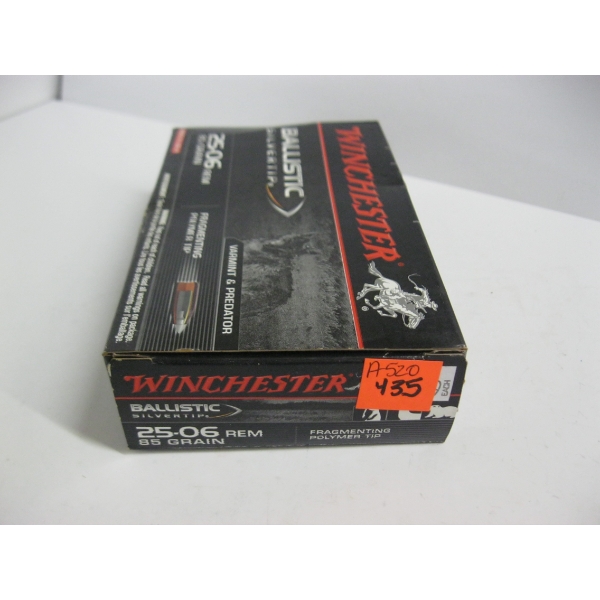 WINCHESTER 25-06REM 85GR|1X20 CARTRIDGES
