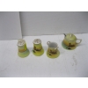 Image 1 : 4 PIECES OF DECORATIVE, HAND PAINTED CHINA