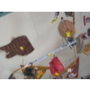 Image 1 : SPORTS MEMORABILIA - SPEED BAG, HOCKEY STICKS, CHEST PROTECTOR, ETC.