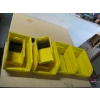 Image 4 : 2 SM. METAL & WOOD SHELVES W/PARTS CONTAINERS