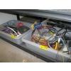 Image 1 : 2 BINS OF MISC: TIMER SWITCH, WEATHER STRIPPING, ETC.