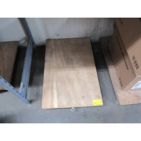 4 WHEEL FLAT ROLLING CART