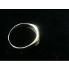 Image 4 : MENS 14KT BAND W/SMALL DIAMONDS - 5G - SZ 13