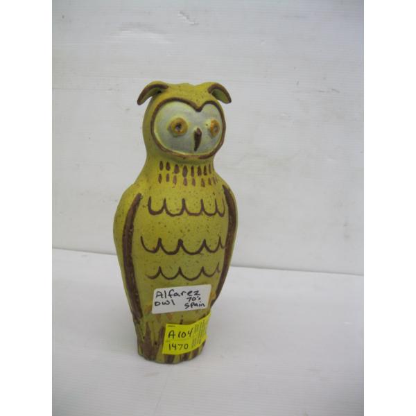 ALFAREZ POTTERY OWL