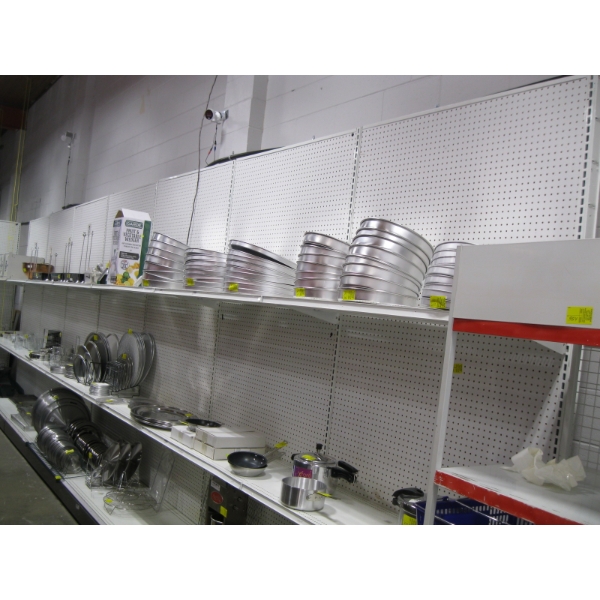 24' SINGLE SIDED GONDOLA SHELVING UNIT