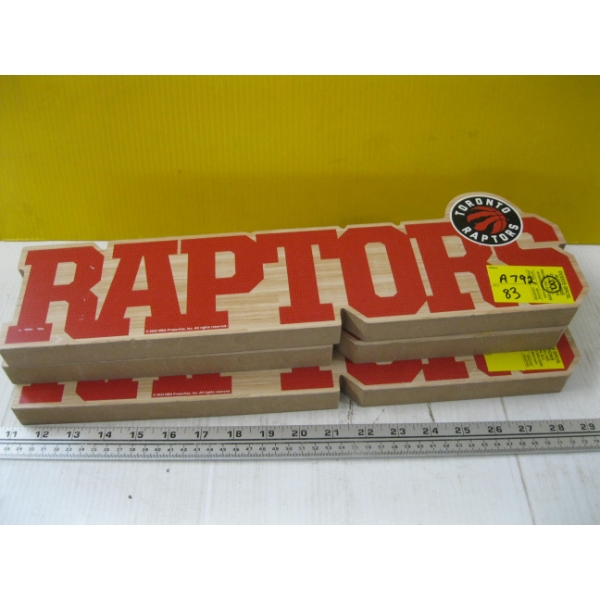 3 TORONTO RAPTOR SIGNS