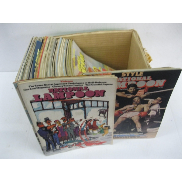 NATIONAL LAMPOON MAGAZINES FROM THE 70s