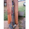 Image 1 : BUNDLE OF ASST. BROOMS, SHOVEL, ETC.