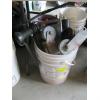 Image 1 : BUCKET W/ASST. BOAT TRAILER ROLLERS, ETC.