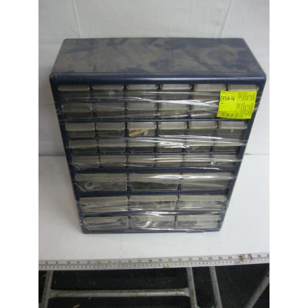 MULTI DRAWER CABINET W/ASST. CONTENTS