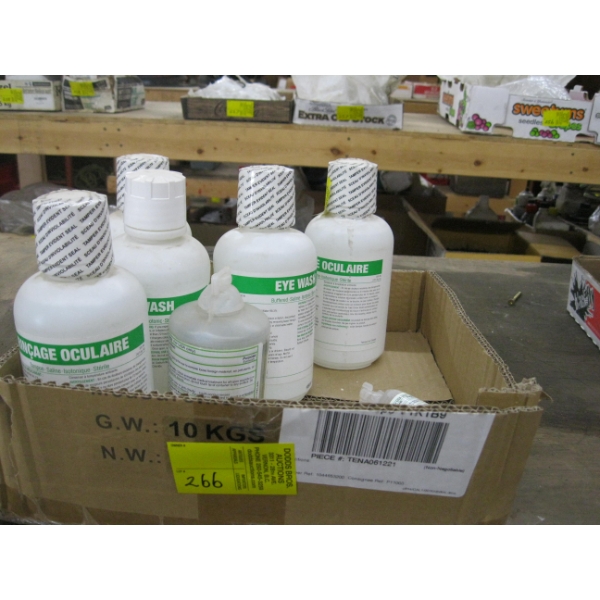 EYE WASH STATION SALINE SOLUTION