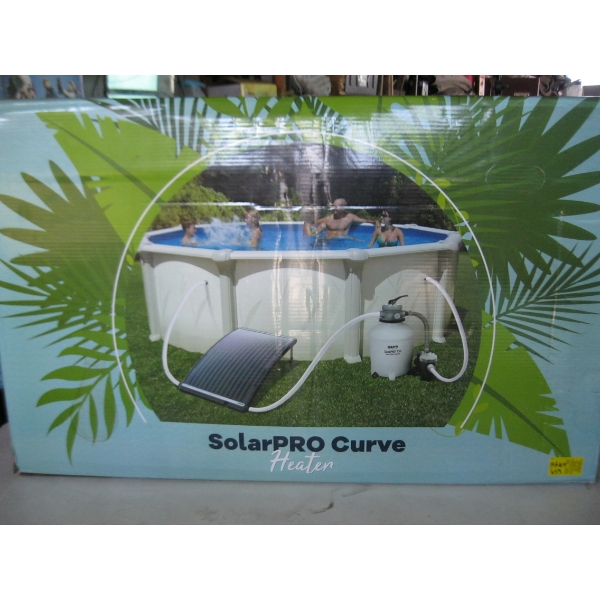 SOLAR PRO CURVE HEATER FOR OUTDOOR POOL