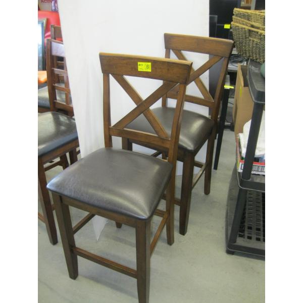PAIR OF BAR STOOLS
