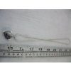 Image 2 : SILVER HEART LOCKET, NECKLACE MARKED .925 CHAIN