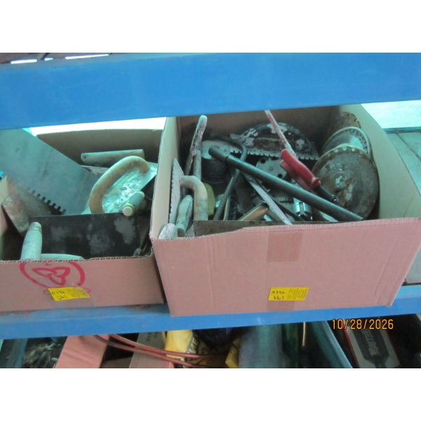 2 BOXES ASST. TROWELS, ETC.