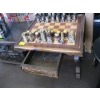 Image 2 : LG. CHESS SET W/PIECES IN DRAWERS