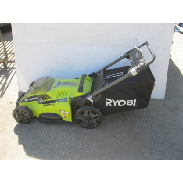RIOBI 40V LITHIUM RECHARGEABLE LAWNMOWER