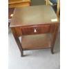 Image 1 : MATCHING PAIR OF SINGLE DRAWER END TABLES