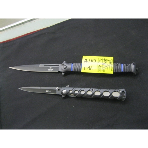 2 FOLDING KNIVES - MTECH & SNAKE EYE TACTICAL